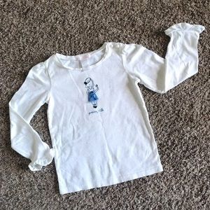 Janie and Jack Pink Label Petite Fille Top Size 6